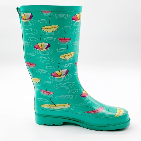 *SOLD* Western Chief Womens Size 8 Tall Rubber Rain Boots - Picture 7 of 16